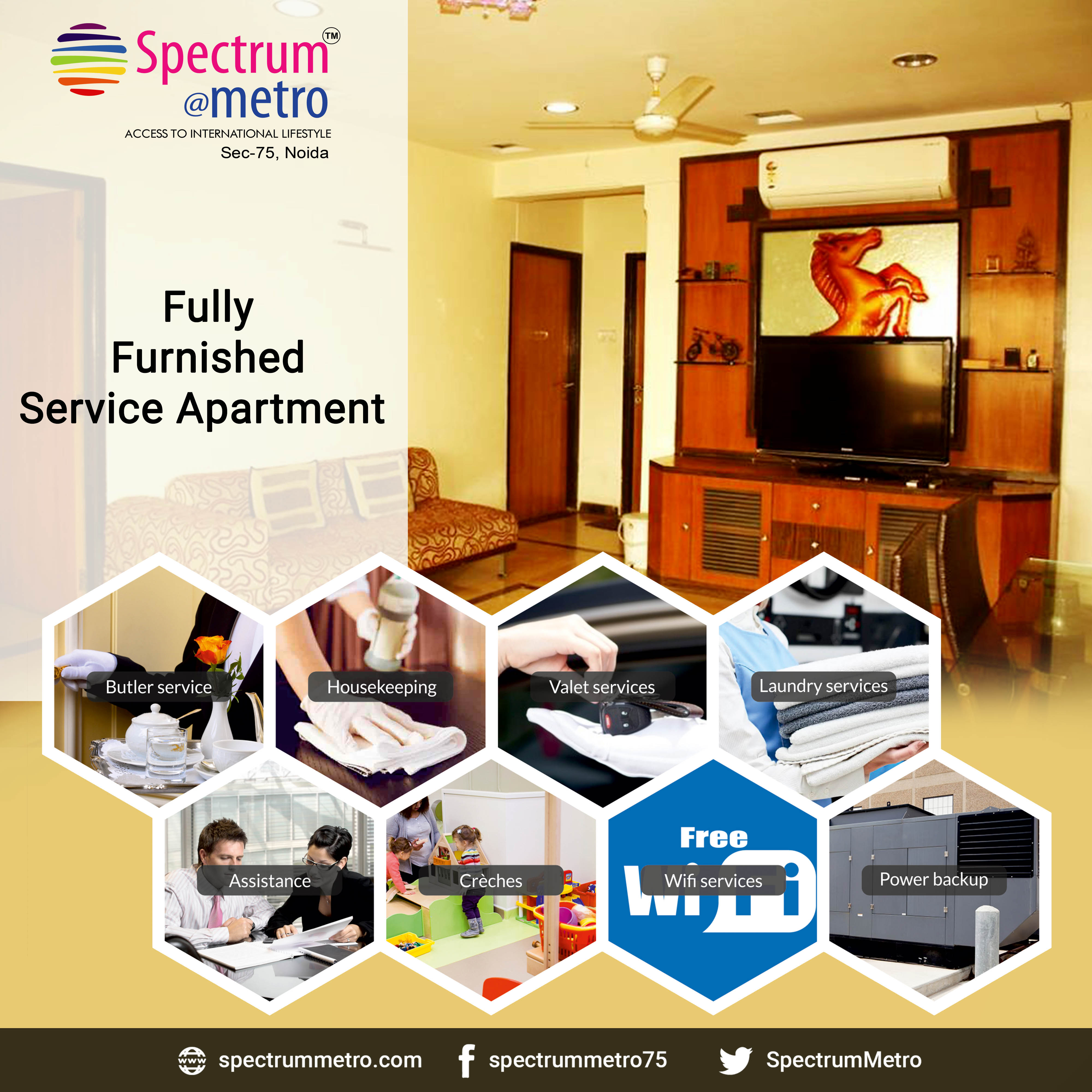 serviced Apartment in Noida